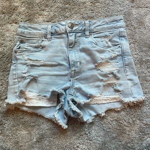 Light wash denim shorts - American Eagle